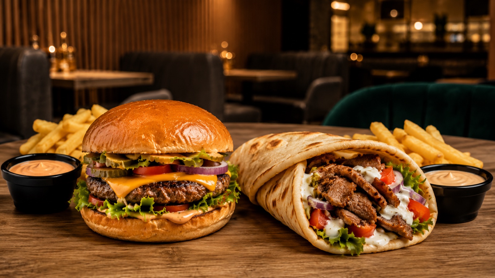 Hamburguesas y kebab Marhaba JF Restaurante